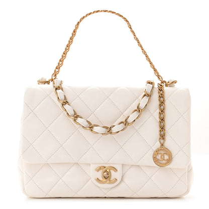 Chanel Lambskin Quilted Fancy Jewel Flap White 1 of 11