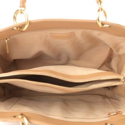 Chanel Caviar Quilted Grand Shopping Tote GST Beige 5 of 19
