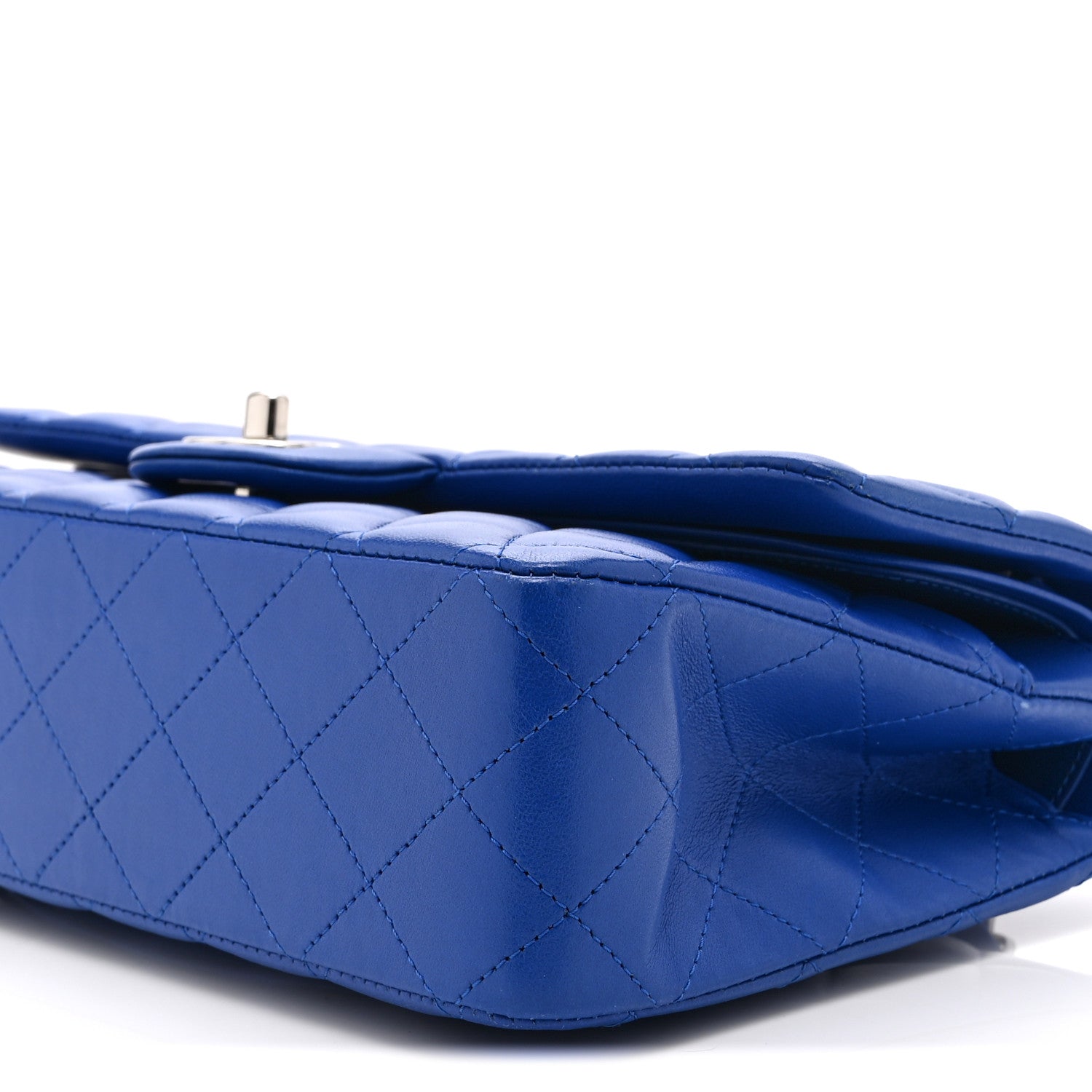 Chanel Lambskin Quilted Medium Double Flap Blue 1855232 – FASHIONPHILE