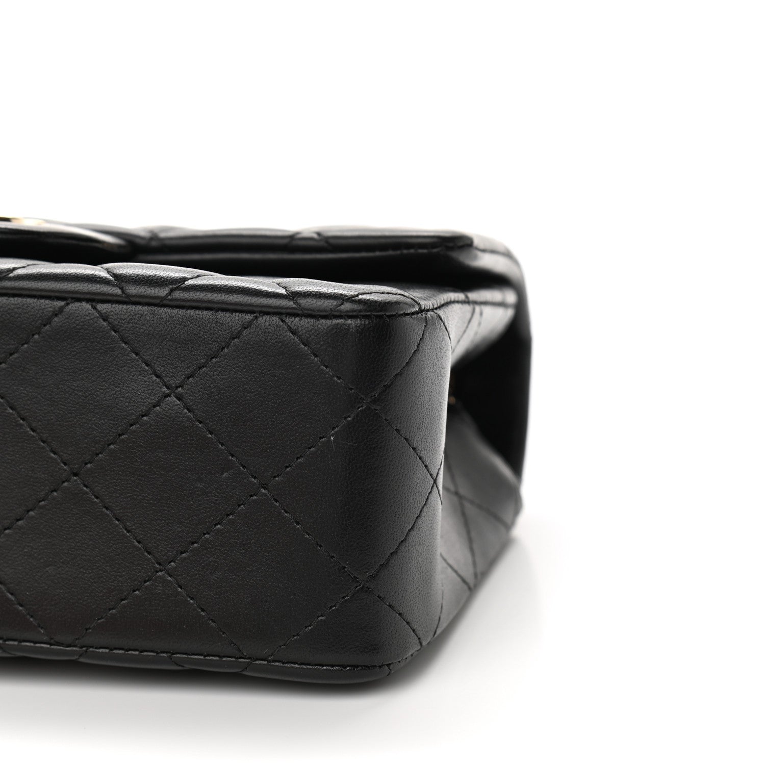 Chanel Lambskin Quilted Mini Rectangular Flap Black 10 of 12