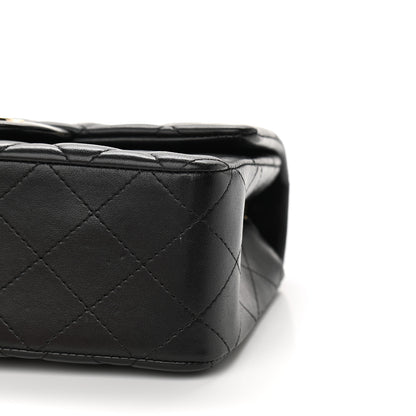 Chanel Lambskin Quilted Mini Rectangular Flap Black 10 of 12