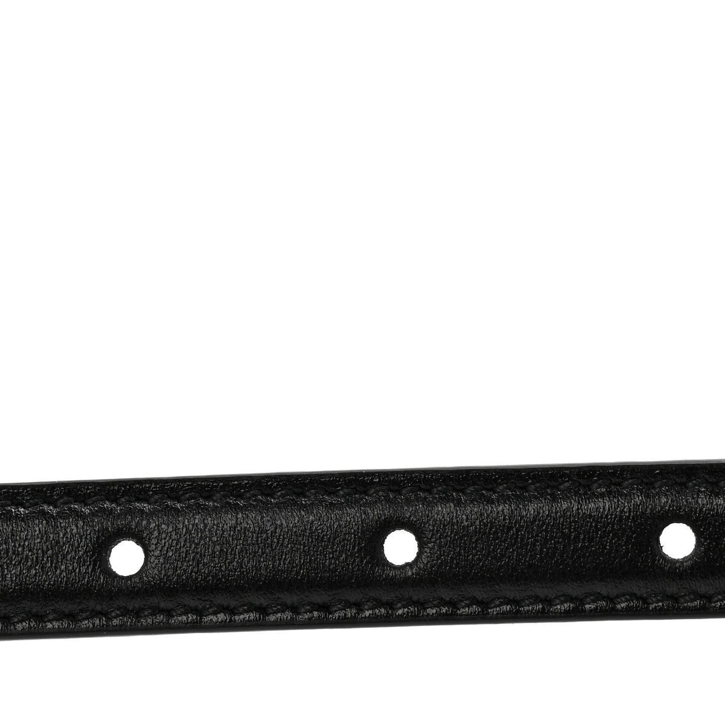Plutone Calfskin Gucci Buckle 20mm Thin Belt 90 36 Black