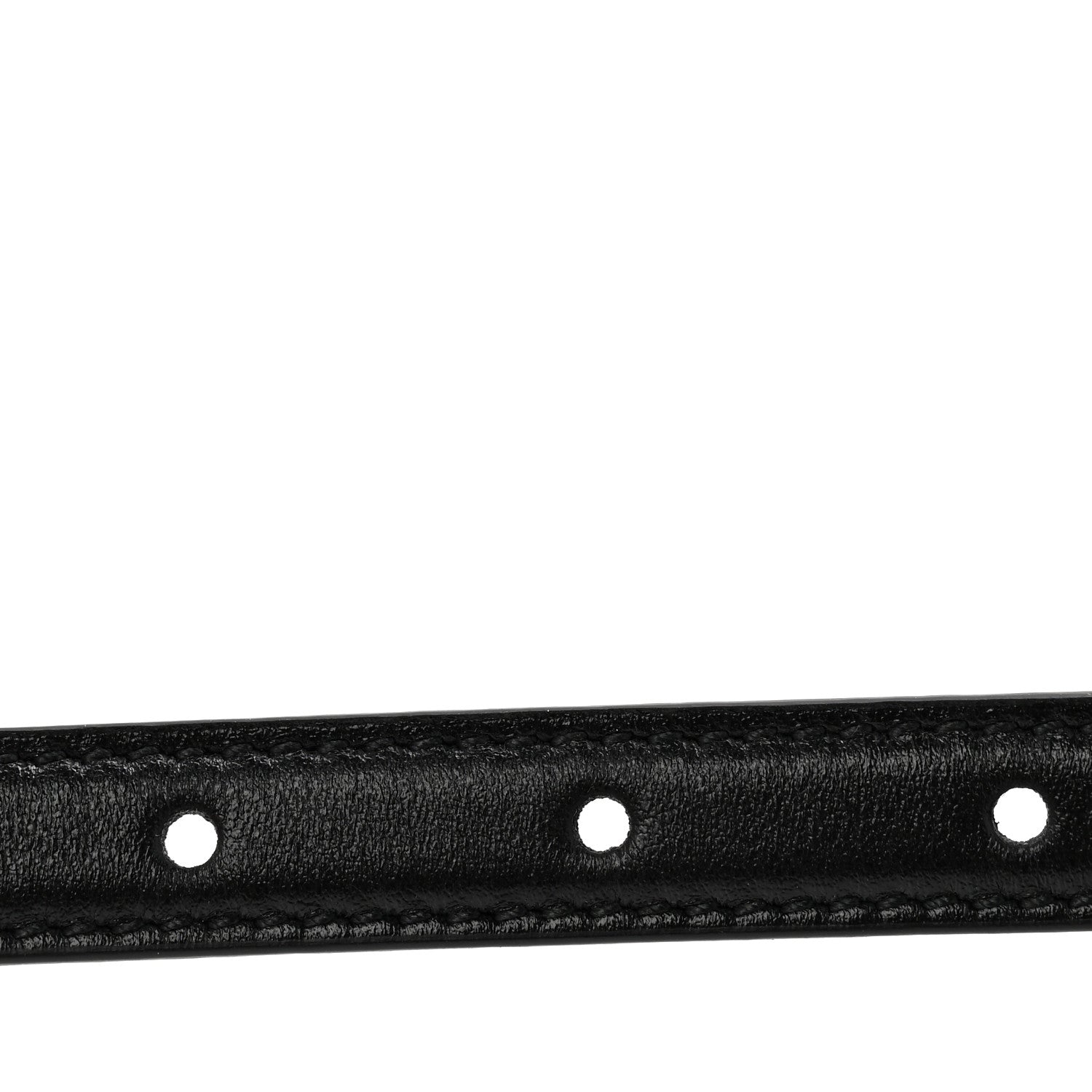 Gucci Plutone Calfskin Gucci Buckle 20mm Thin Belt 90 36 Black 3 of 5