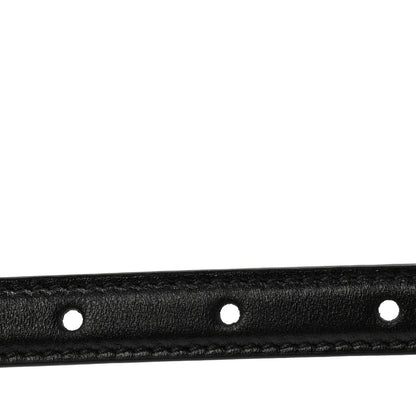 Gucci Plutone Calfskin Gucci Buckle 20mm Thin Belt 90 36 Black 3 of 5