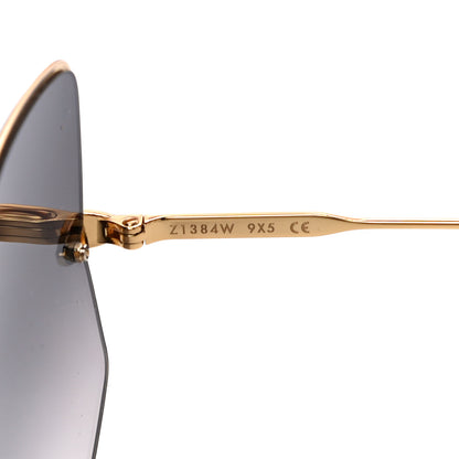 Louis Vuitton Metal Les Amants du Pont Neuf Sunglasses Z1384W Gold Black 5 of 6