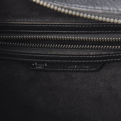 Celine Drummed Calfskin Micro Luggage Black 5 of 8