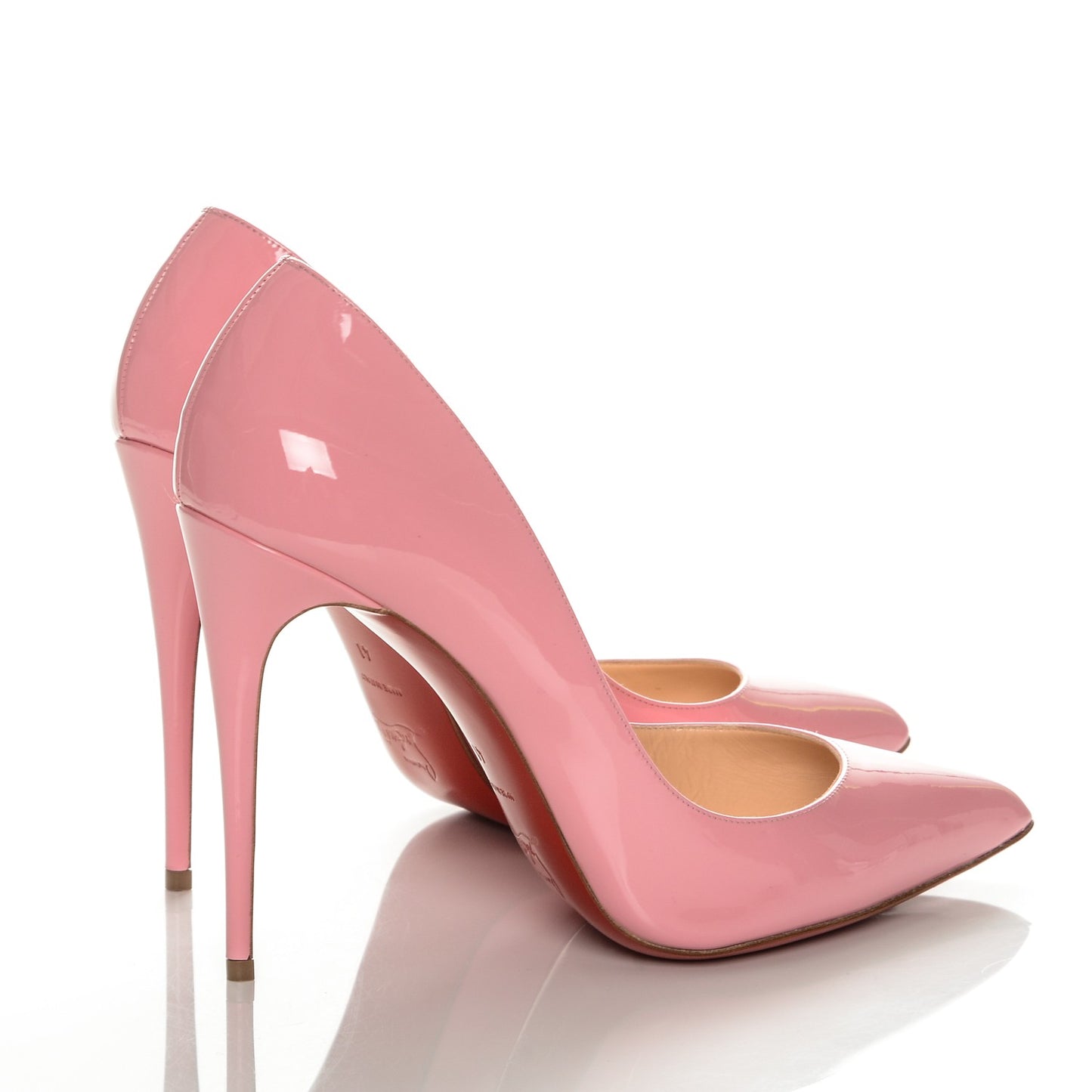 Patent Pigalle Follies 100 Pumps 41 Rose