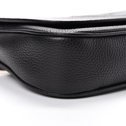 Gucci Pebbled Calfskin Medium Soho Flap Crossbody Black 8 of 9