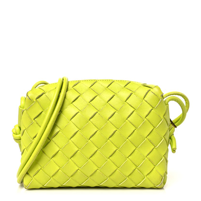 Bottega Veneta Nappa Intrecciato Mini Loop Camera Bag Acid Kiwi 1 of 10