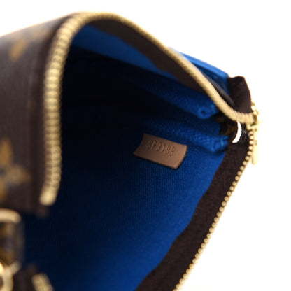 Louis Vuitton Monogram 2019 Christmas Animation Mini Venice Pochette Accessories Blue 7 of 8