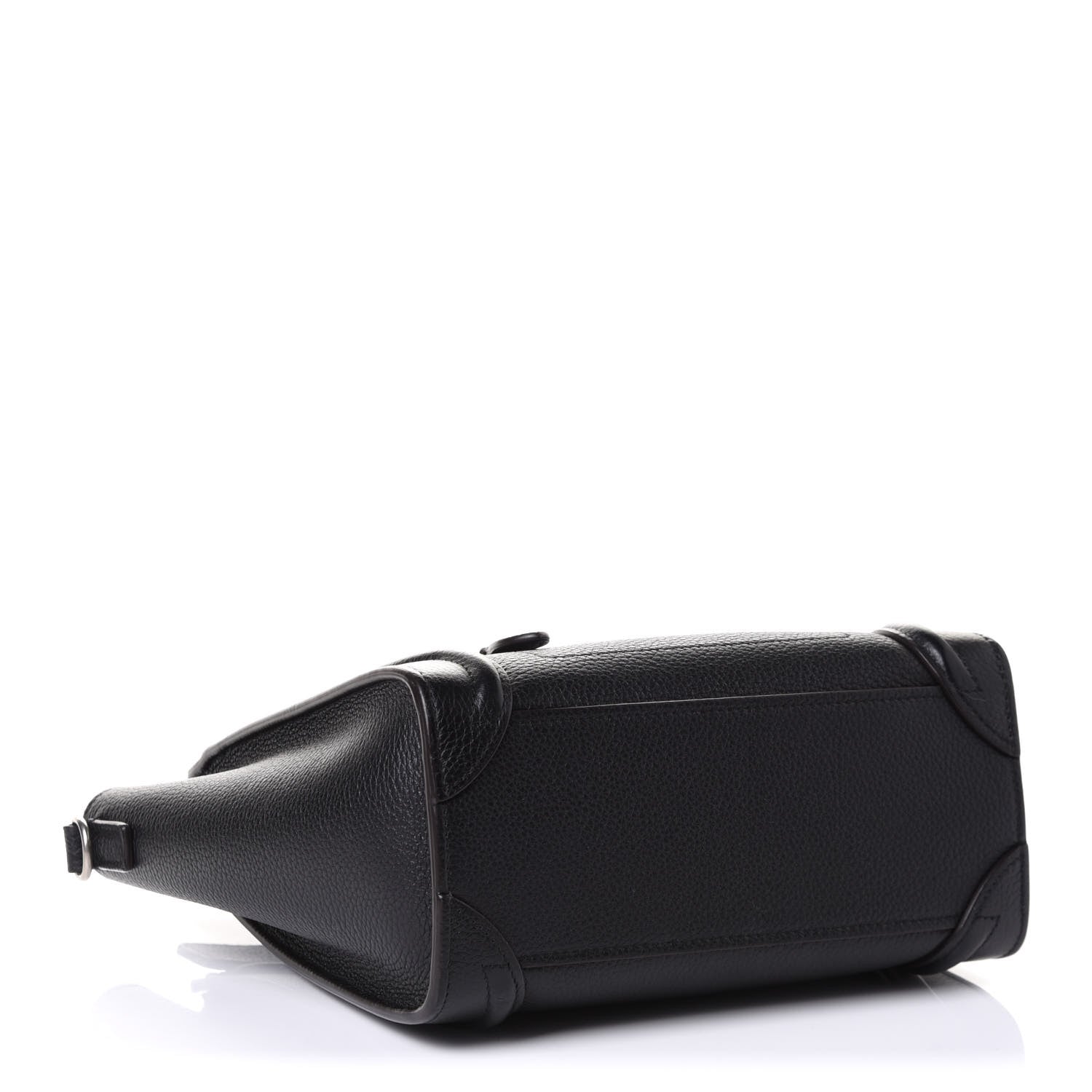 Celine Drummed Calfskin Nano Luggage Black 4 of 12