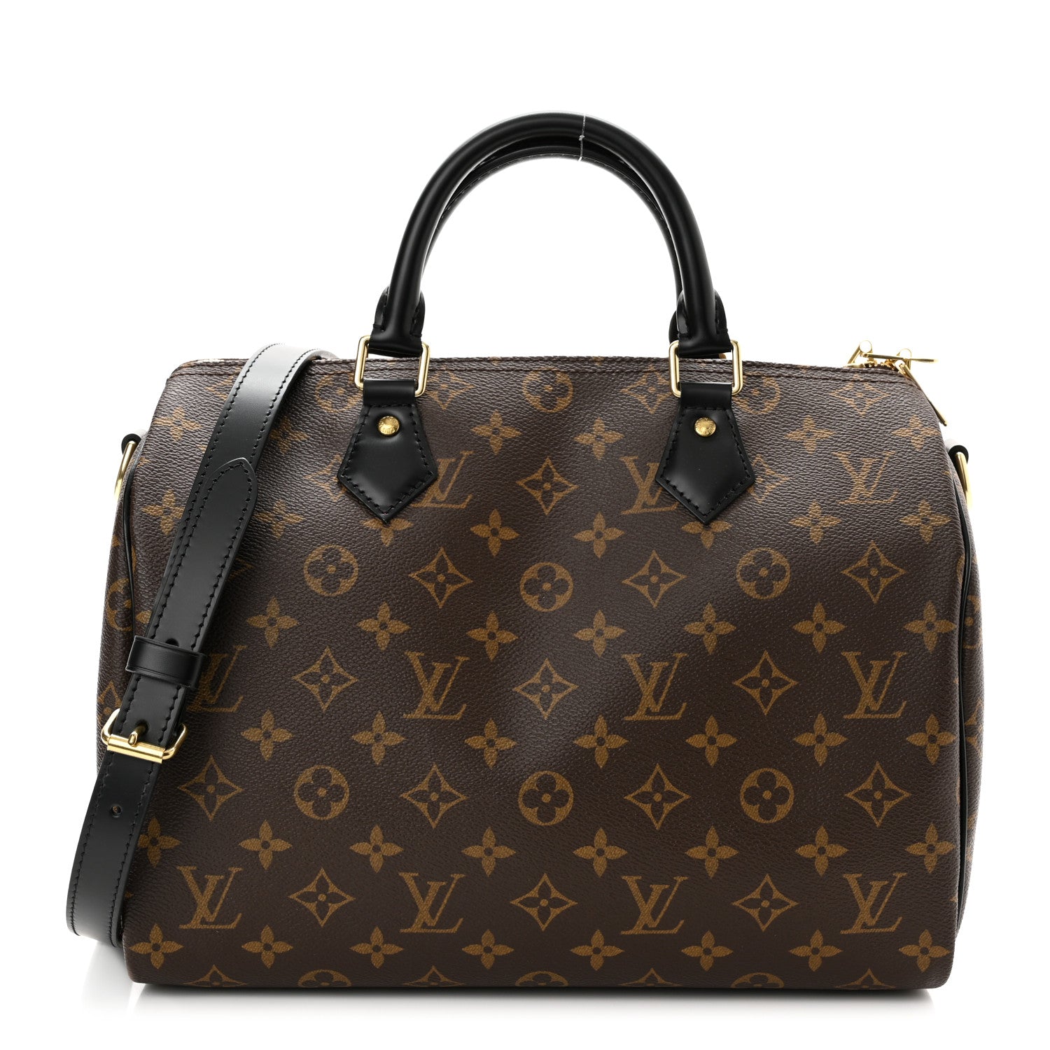 Louis Vuitton Monogram My World Tour Speedy Bandouliere 30 Black 1 of 9