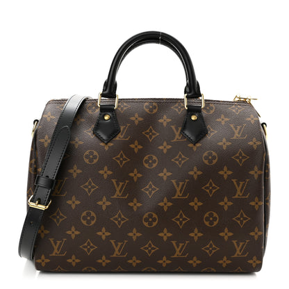 Louis Vuitton Monogram My World Tour Speedy Bandouliere 30 Black 1 of 9