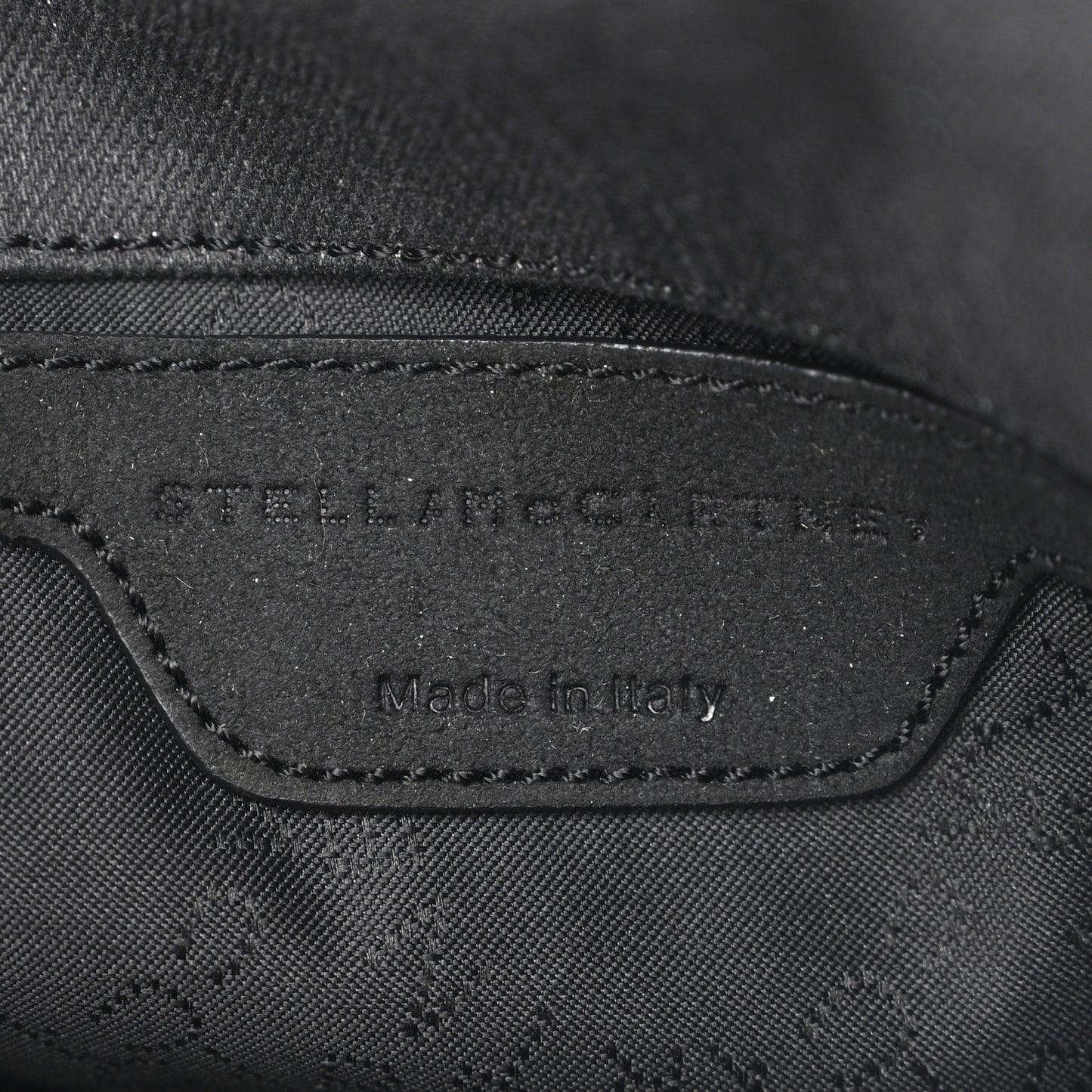 Denim Star Mini Falabella Tote Black