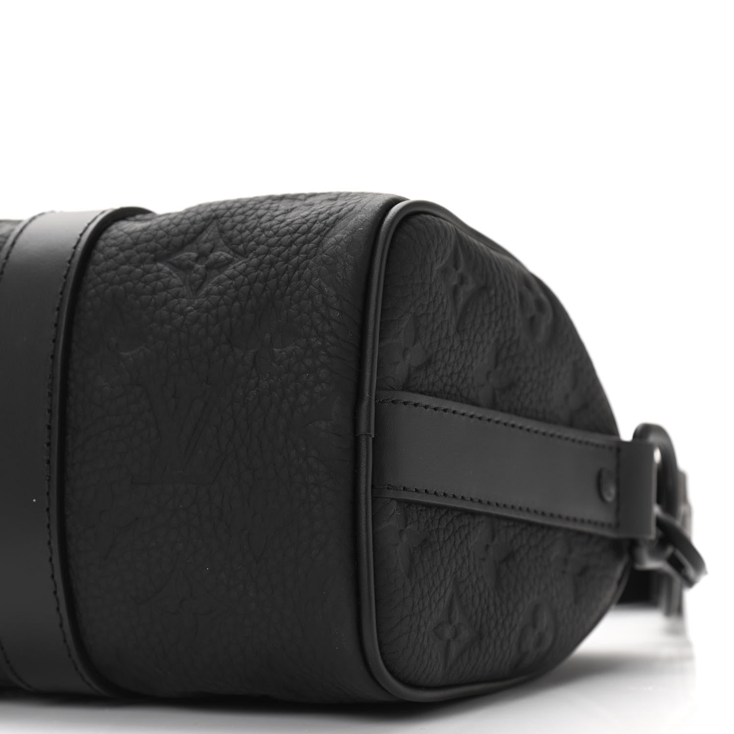 Louis Vuitton Monogram Taurillon Keepall Bandouliere 25 Black 9 of 10