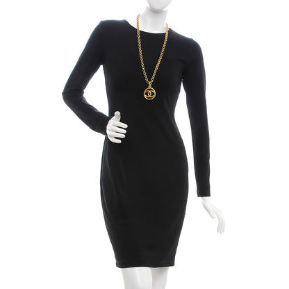 Chanel Chain CC Long Necklace Gold 2 of 6