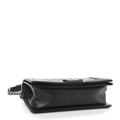 Chanel Caviar Quilted Medium Boy Flap Black 4 of 10
