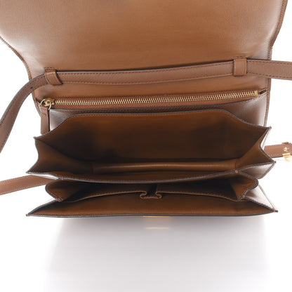 Celine Box Calfskin Medium Classic Box Flap Bag Camel 5 of 17