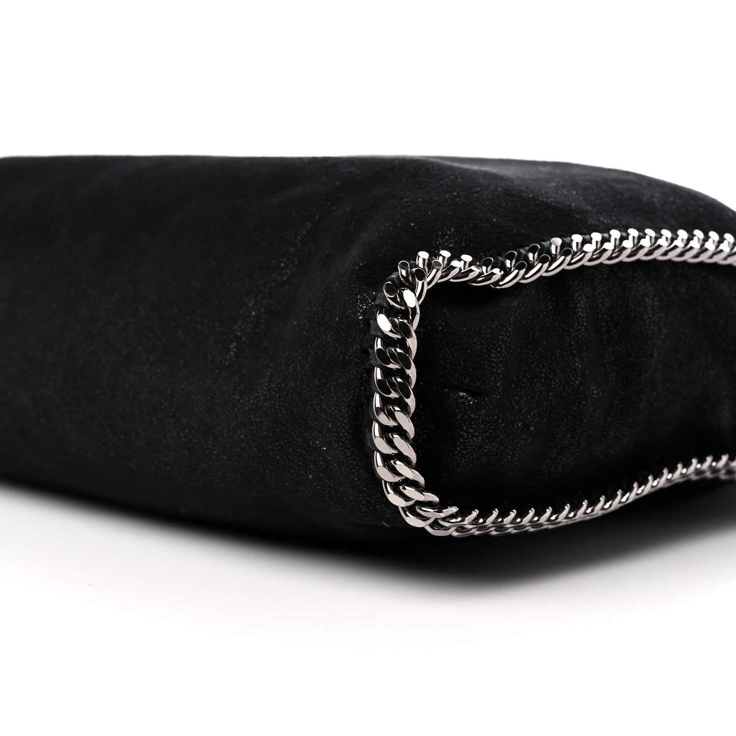 Stella McCartney Shaggy Deer Falabella Fold Over Tote Black 8 of 9