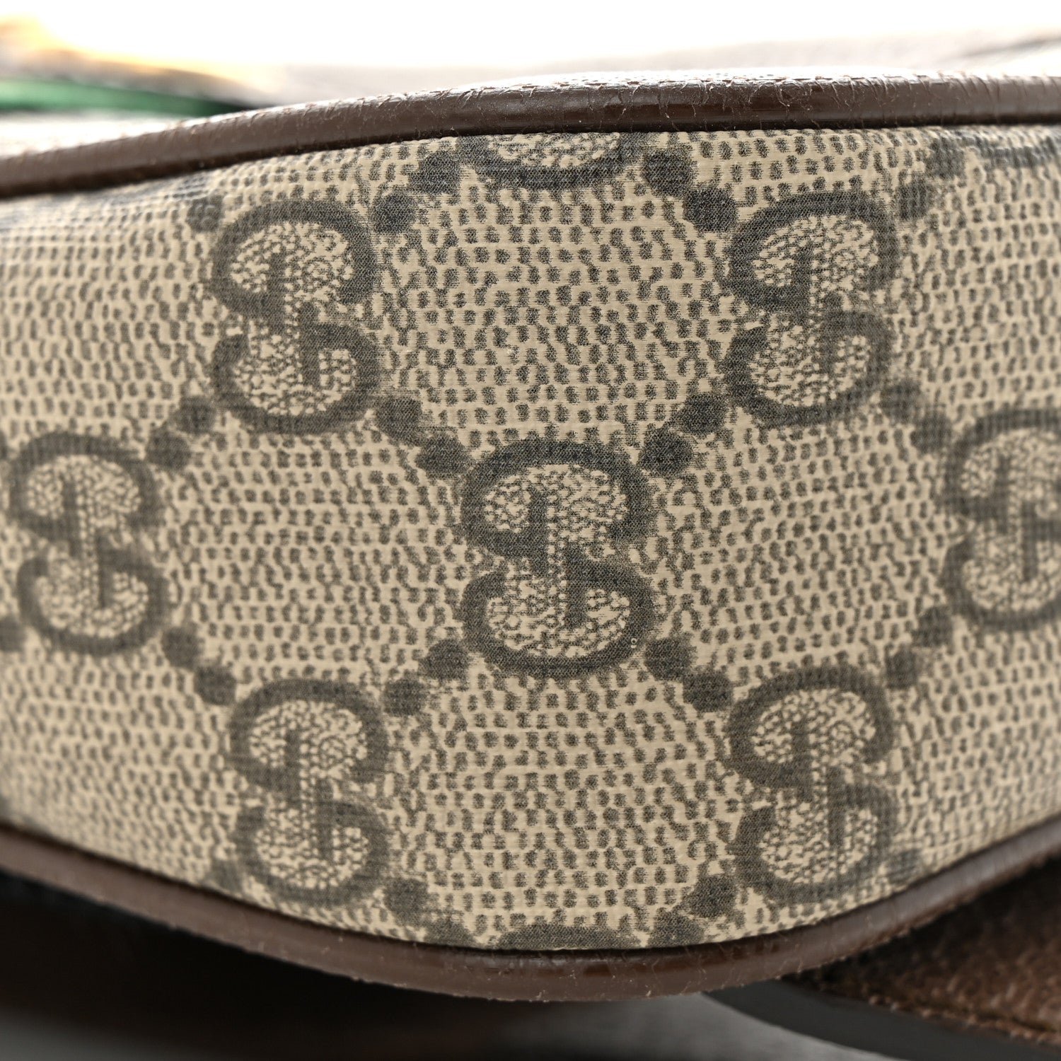 Gucci Soft GG Supreme Monogram Medium Ophidia Belt Bag Dark Brown 10 of 12