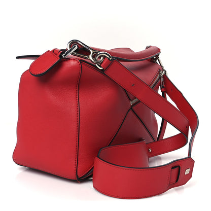 Loewe Calfskin Medium Puzzle Bag Scarlet 3 of 11