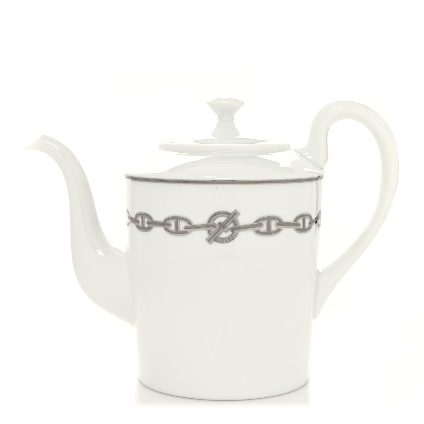 Porcelain Chaine d' Ancre Platine Coffee/Tea Pot