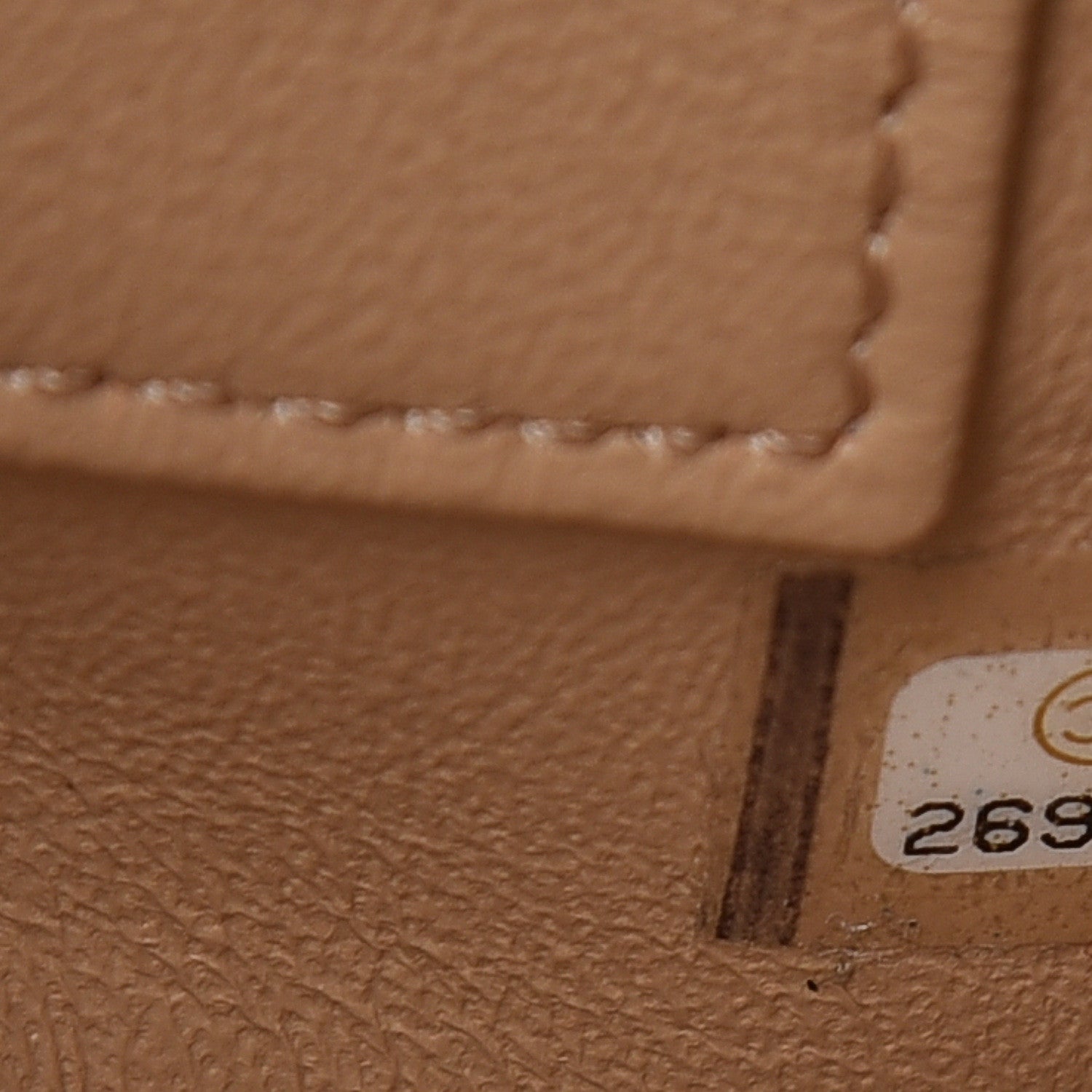 Chanel Lambskin Chevron Quilted Medium Trendy CC Dual Handle Flap Bag Beige 9 of 10