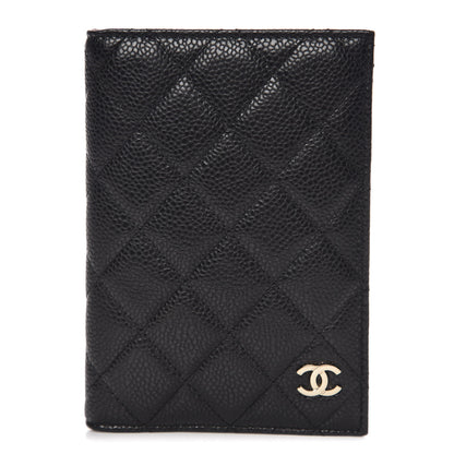 Chanel Caviar Quilted Passport Holder Black 1 of 8