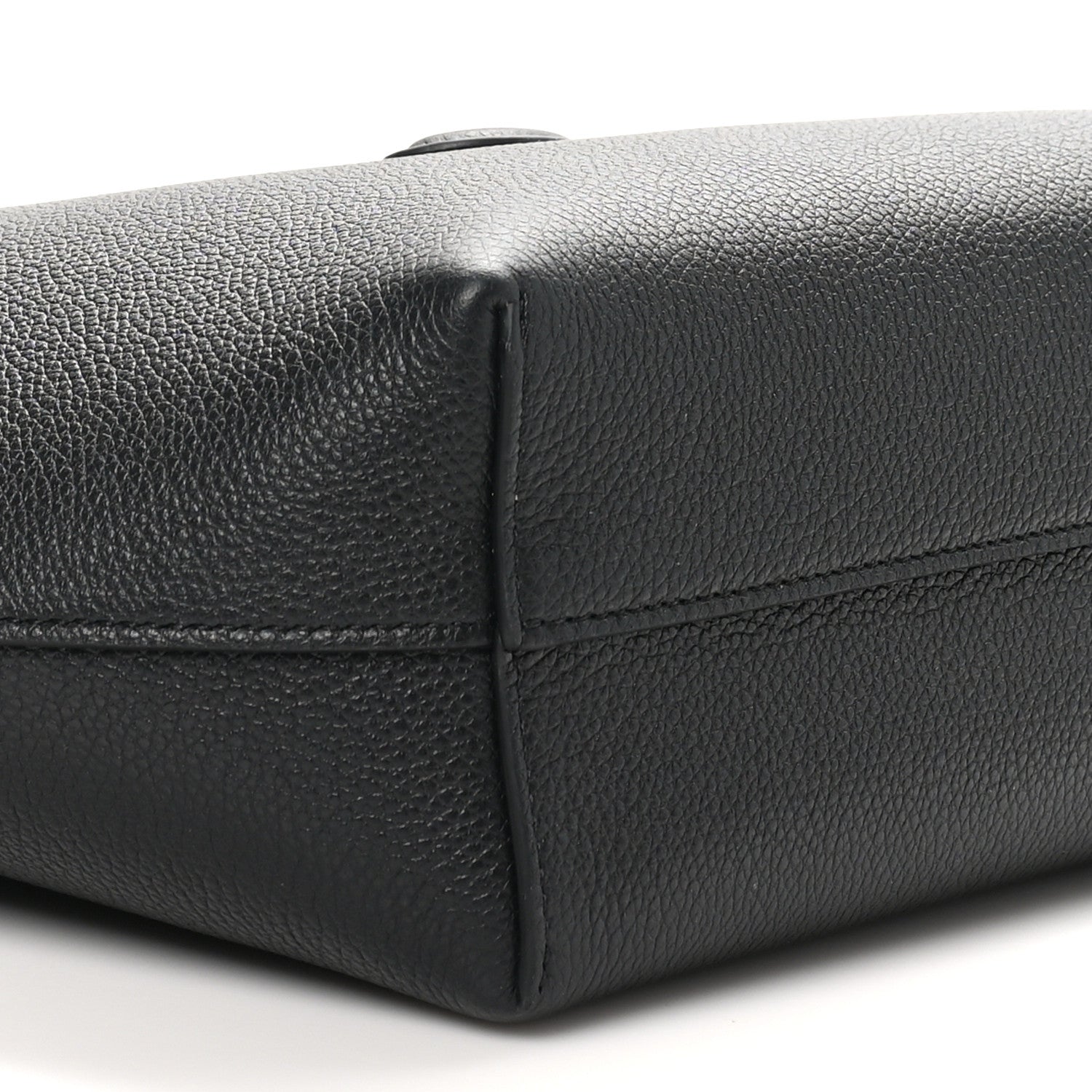 Celine Grained Calfskin Triomphe Mini Cabas Anais Black 8 of 9