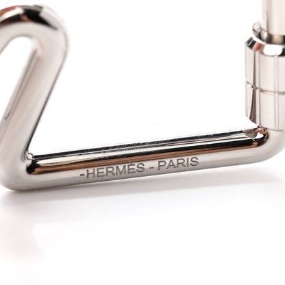Hermes Palladium Cheval Key Ring 3 of 5