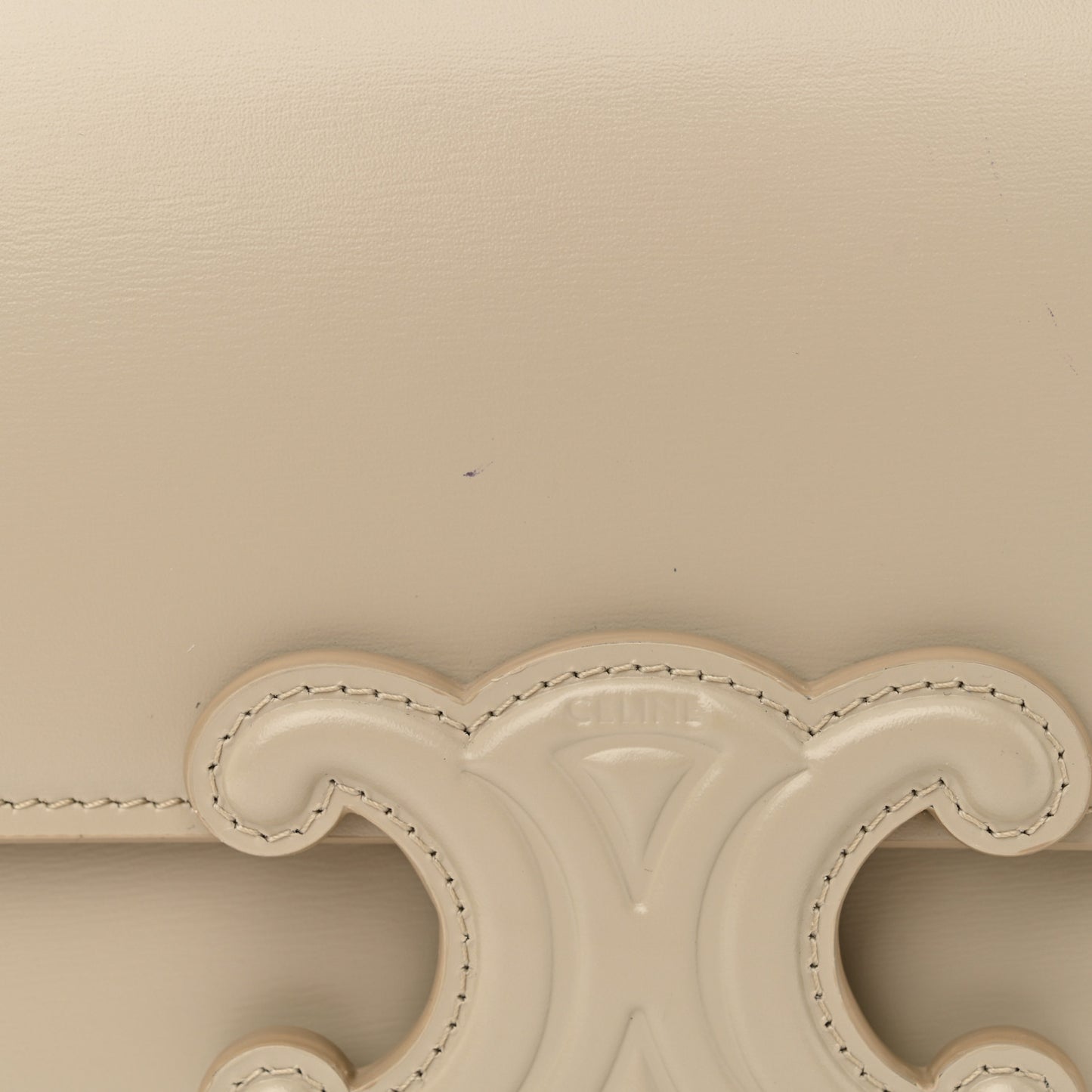 Shiny Calfskin Medium Triomphe Trench
