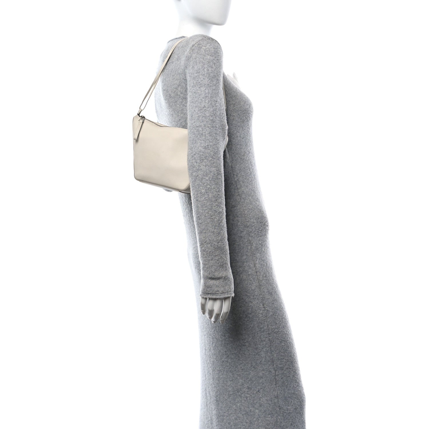 Loewe Calfskin Mini Hammock Hobo Soft White 3 of 12