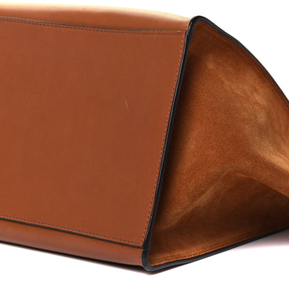 Celine Smooth Calfskin Suede Medium Trapeze Tan 9 of 9