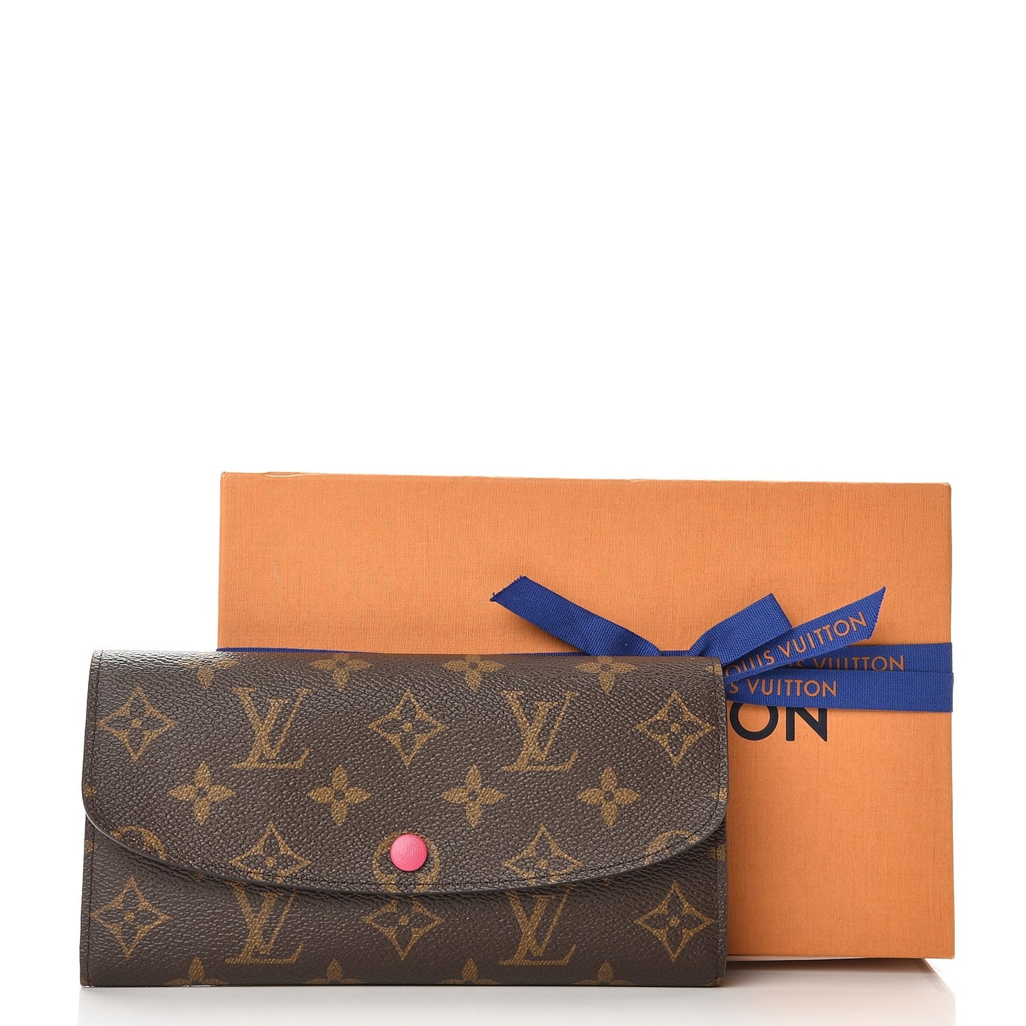 Monogram Emilie Wallet Hot Pink