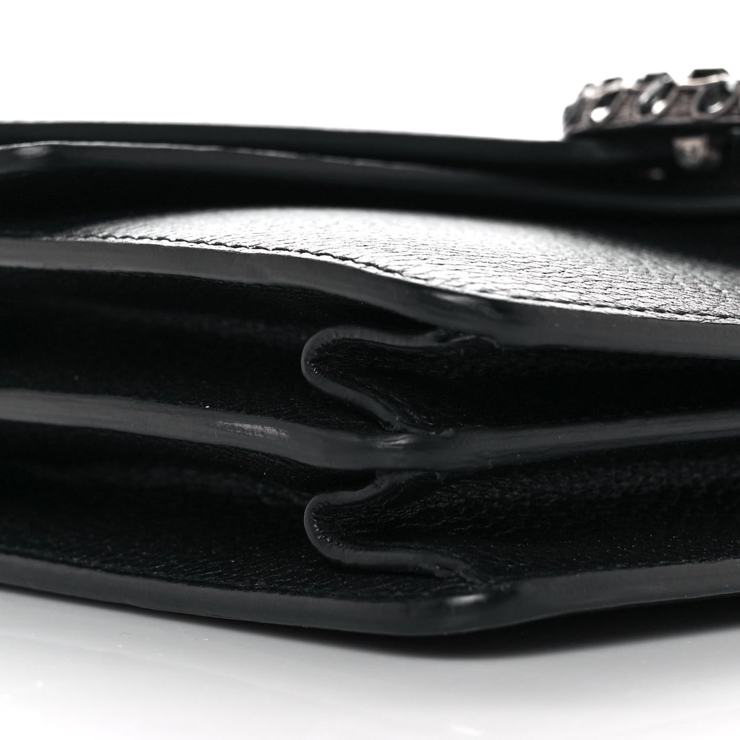 Pebbled Calfskin Small Dionysus Shoulder Bag Black