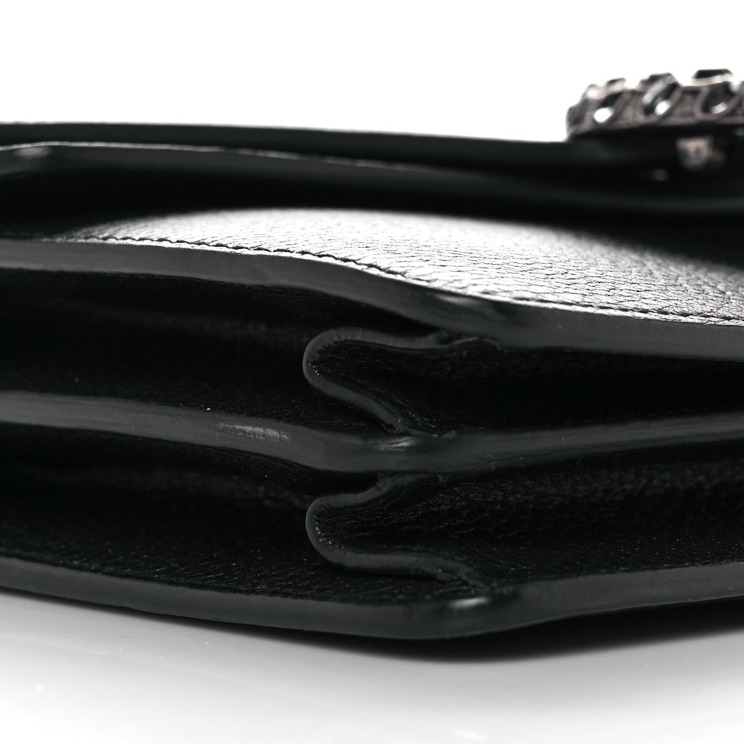 Gucci Pebbled Calfskin Small Dionysus Shoulder Bag Black 8 of 9