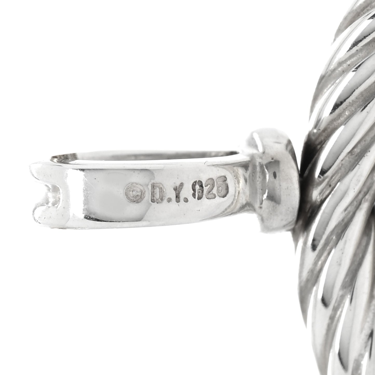 Sterling Silver 18K Yellow Gold Mobile Circle Pendant