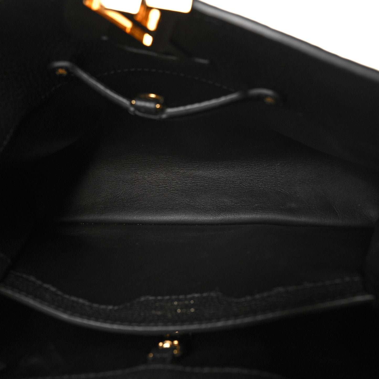 Taurillon Scrunchie Capucines BB Black