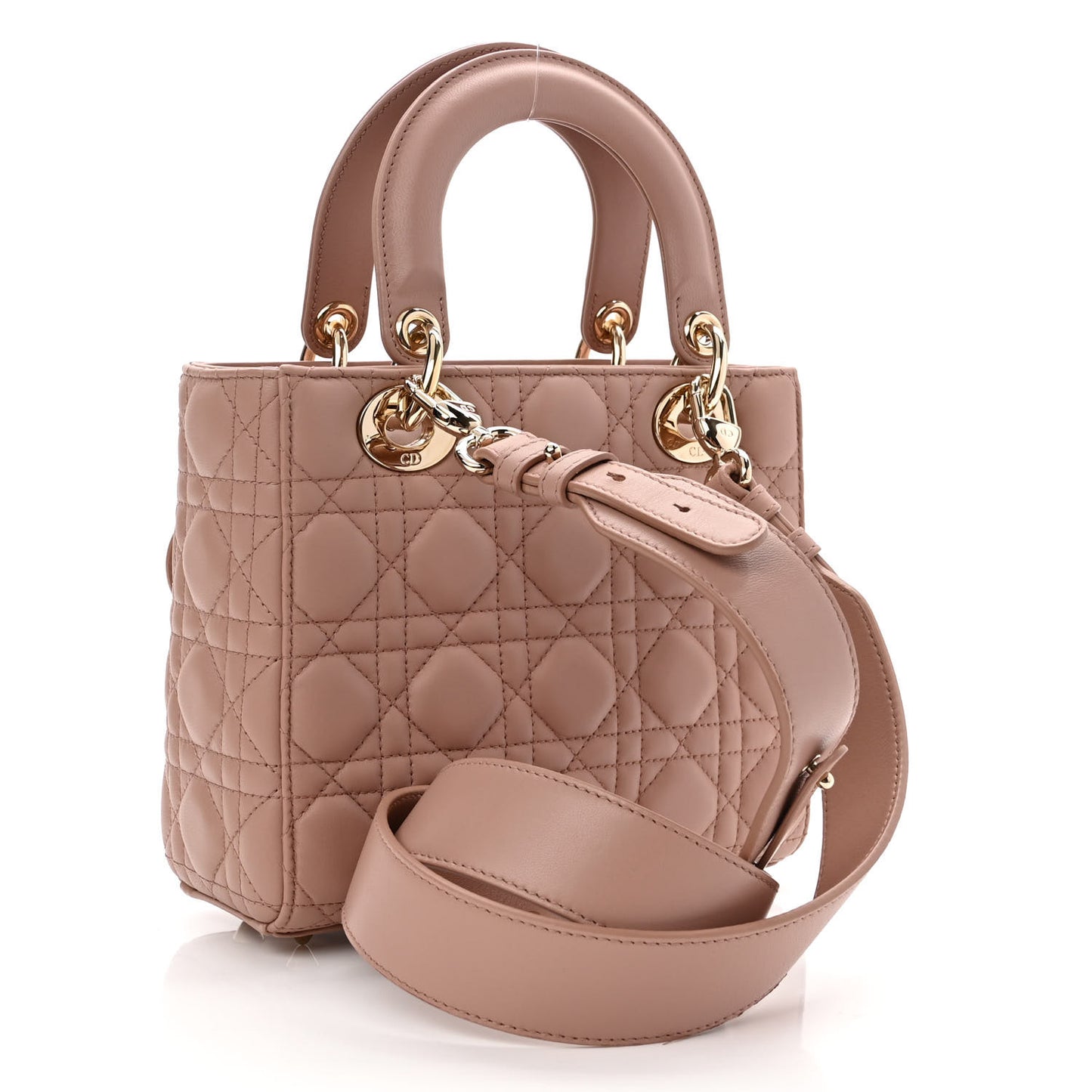 Lambskin Cannage Small My ABC Dior Lady Dior Blush