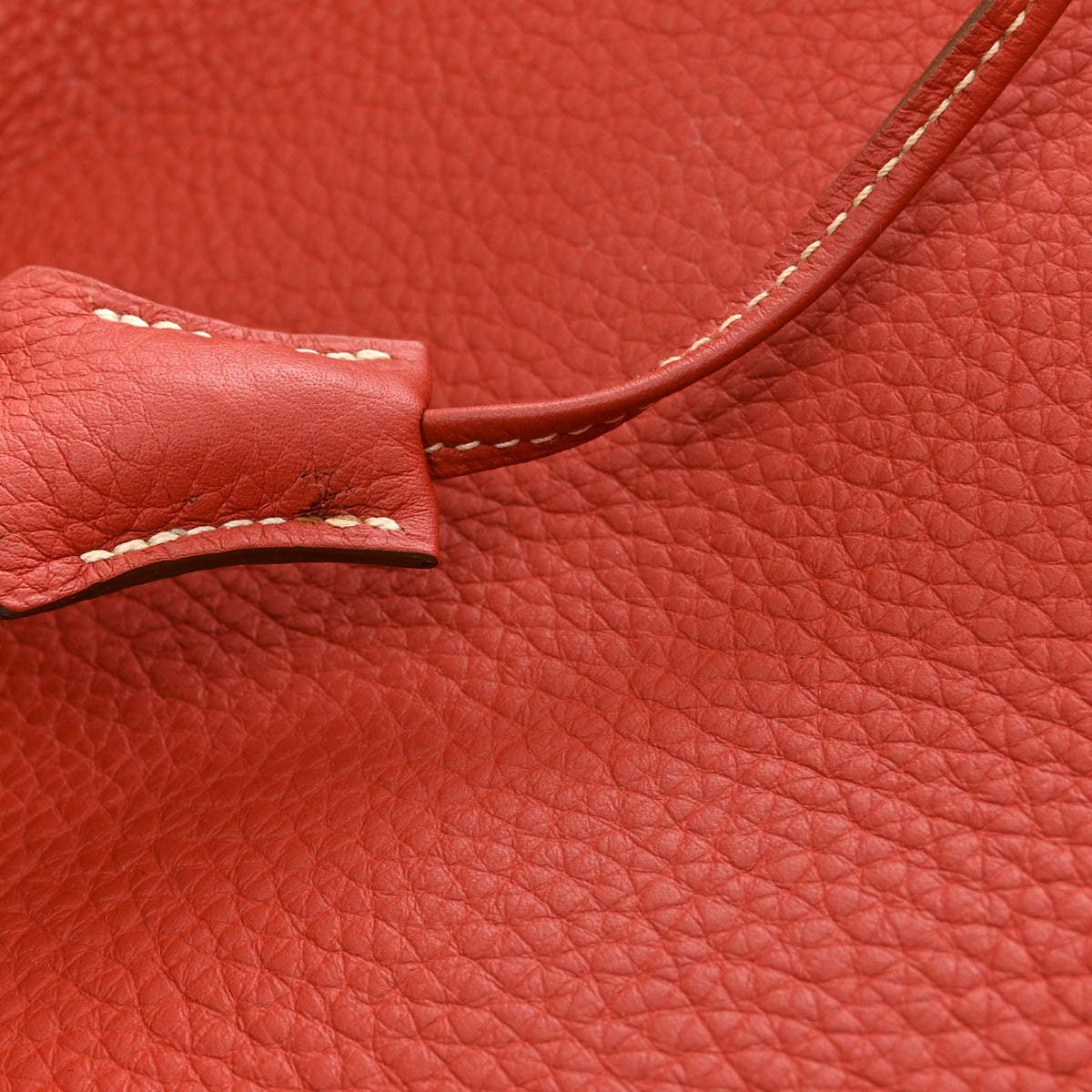 Taurillon Clemence Birkin 35 Sanguine