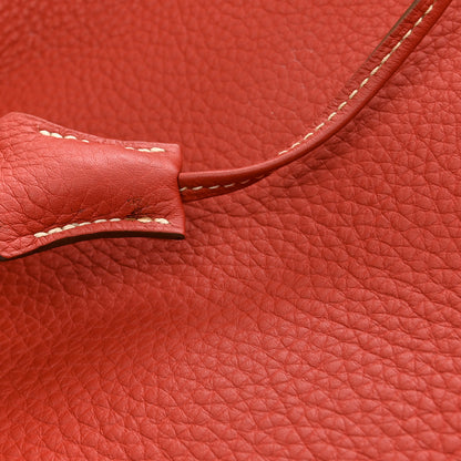 Hermes Taurillon Clemence Birkin 35 Sanguine 11 of 16