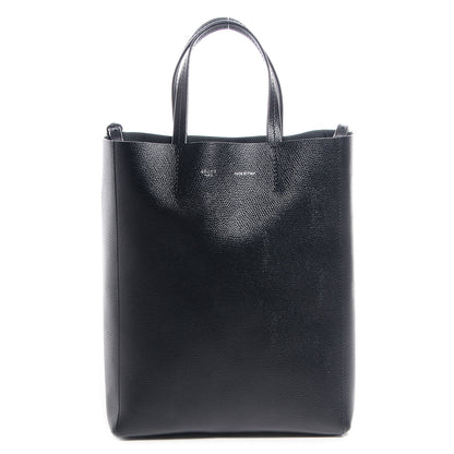 Celine Grained Calfskin Small Vertical Cabas Black 1 of 7