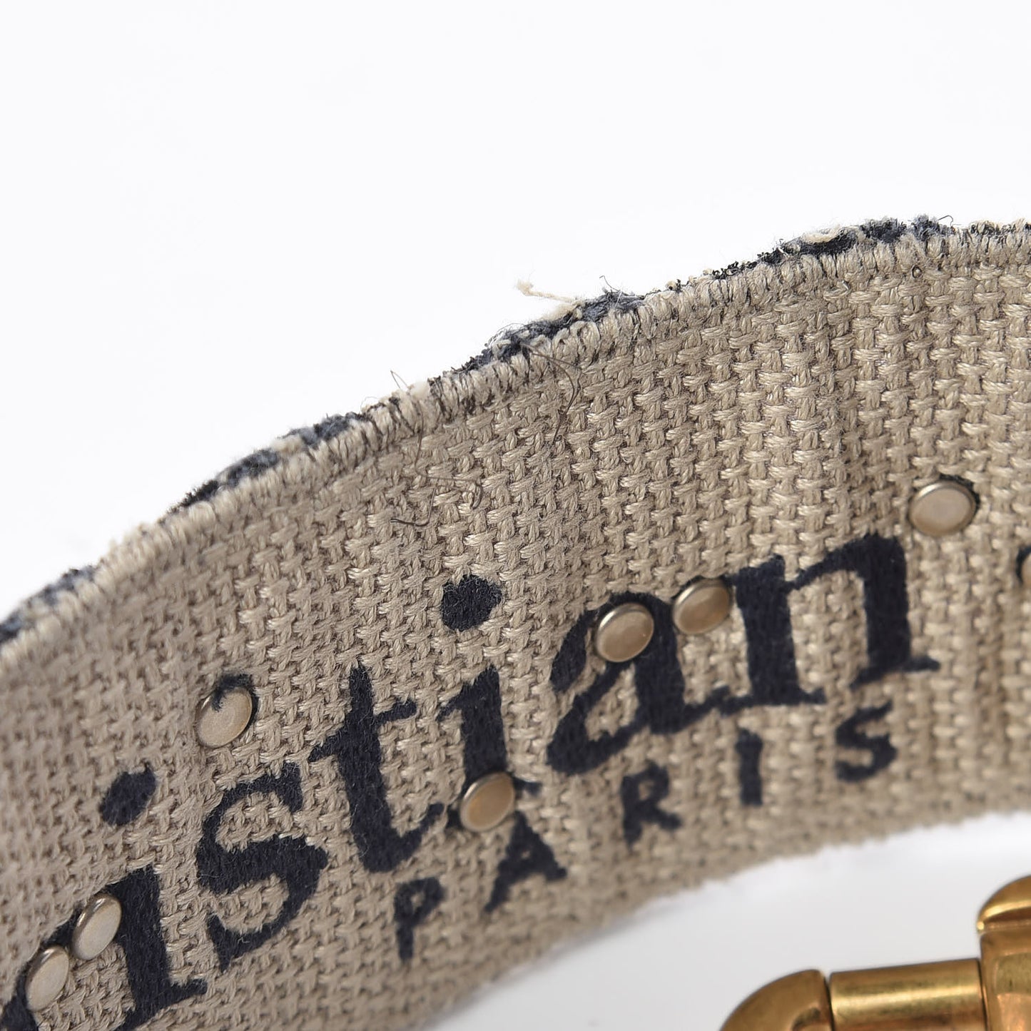 Oblique Studded Shoulder Strap Blue
