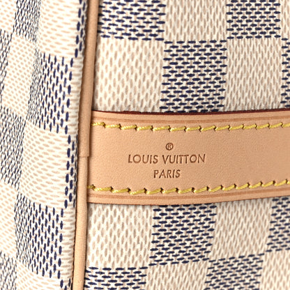 Louis Vuitton Damier Azur Speedy Bandouliere 25 6 of 10