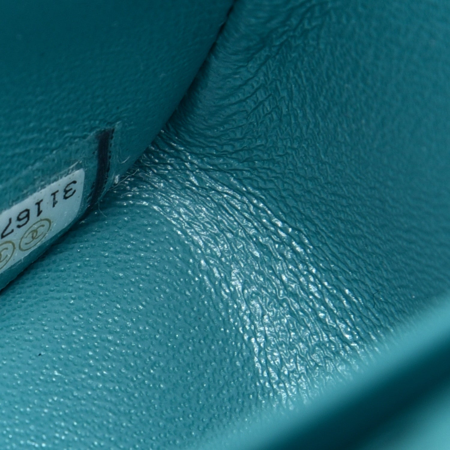 Chanel Iridescent Calfskin Quilted Medium Double Flap Green 9 of 11