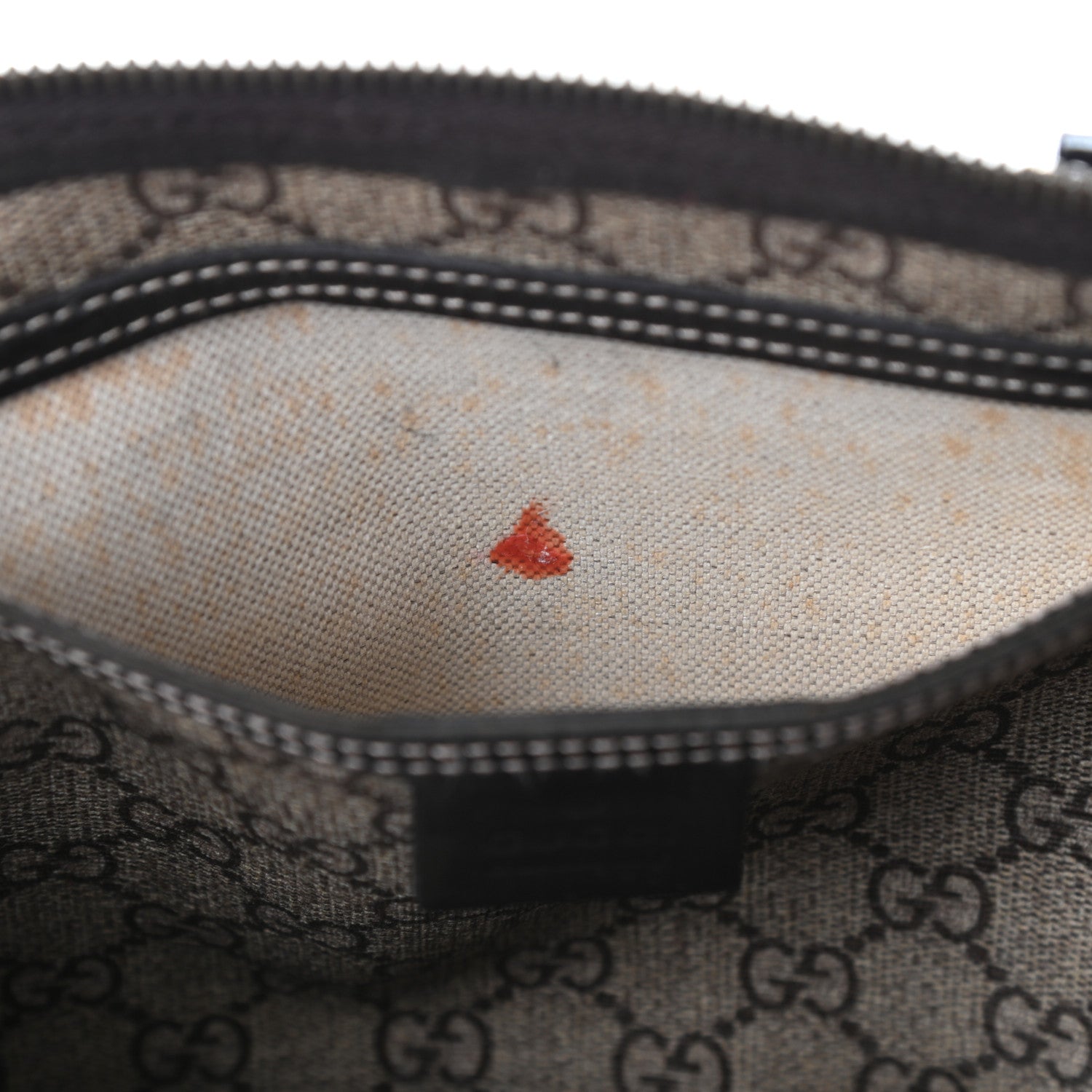 Gucci GG Plus Monogram Medium Tattoo Heart Joy Boston Dark Brown 6 of 10