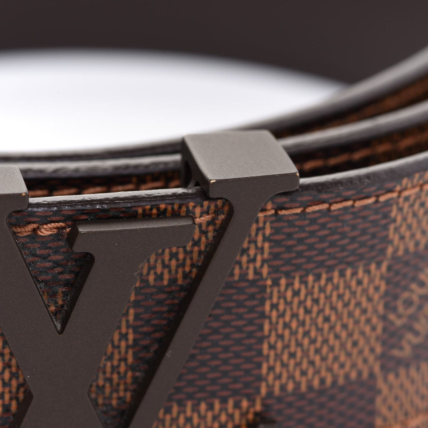 Damier Ebene 40mm LV Initiales Belt 85 34
