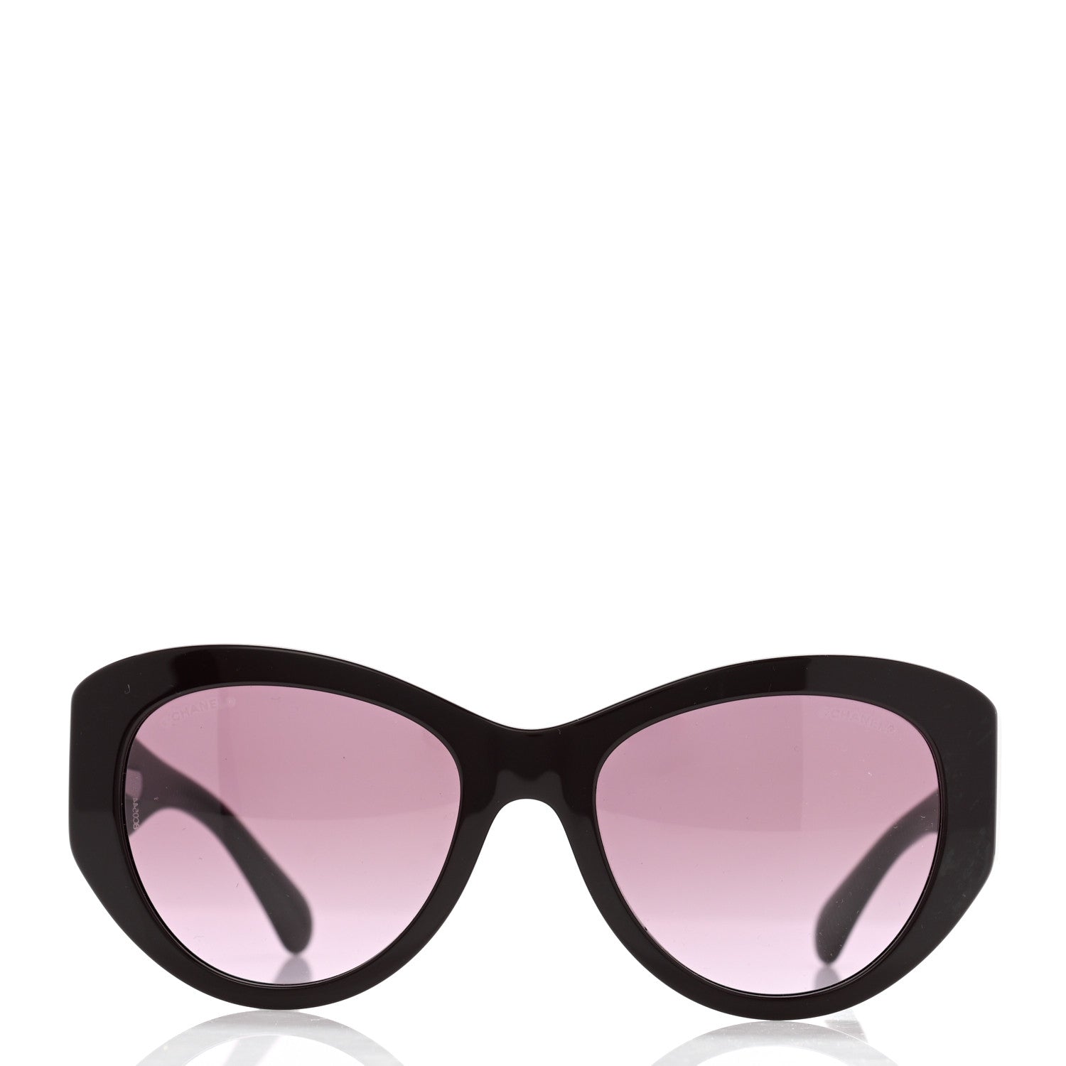 Chanel Acetate Butterfly Large CC Sunglasses 5492-A Burgundy 2 of 7