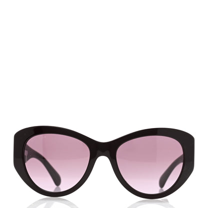 Chanel Acetate Butterfly Large CC Sunglasses 5492-A Burgundy 2 of 7