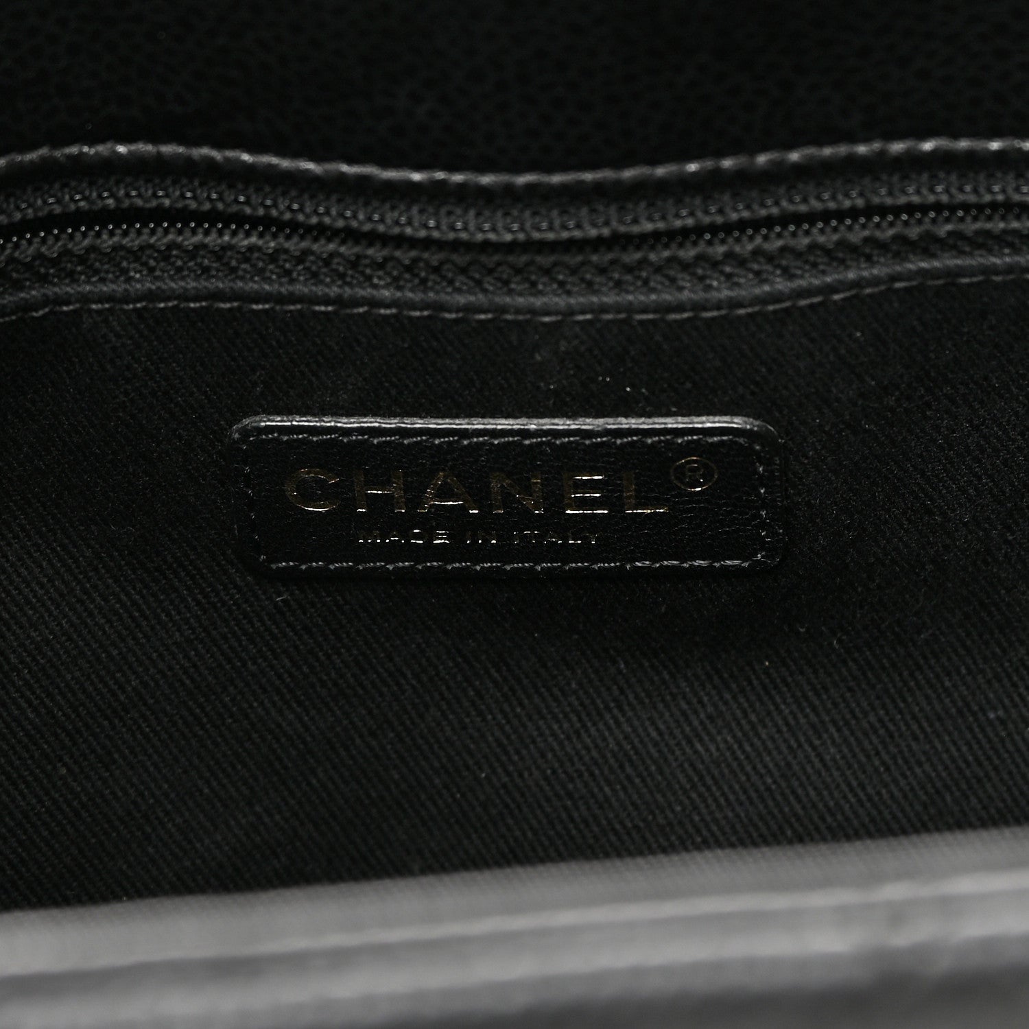 Chanel Caviar Quilted CC Timeless Soft Tote Black 8 of 14